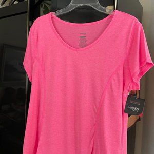 NWT XXL Dri Fit ss pink shirt Danskin